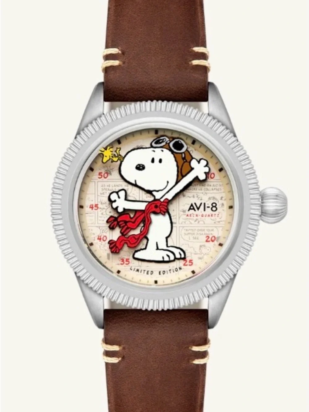 AVI-8 Limited Edition Snoopy Pilot Watch - Peanuts Snoopy Flying Ace